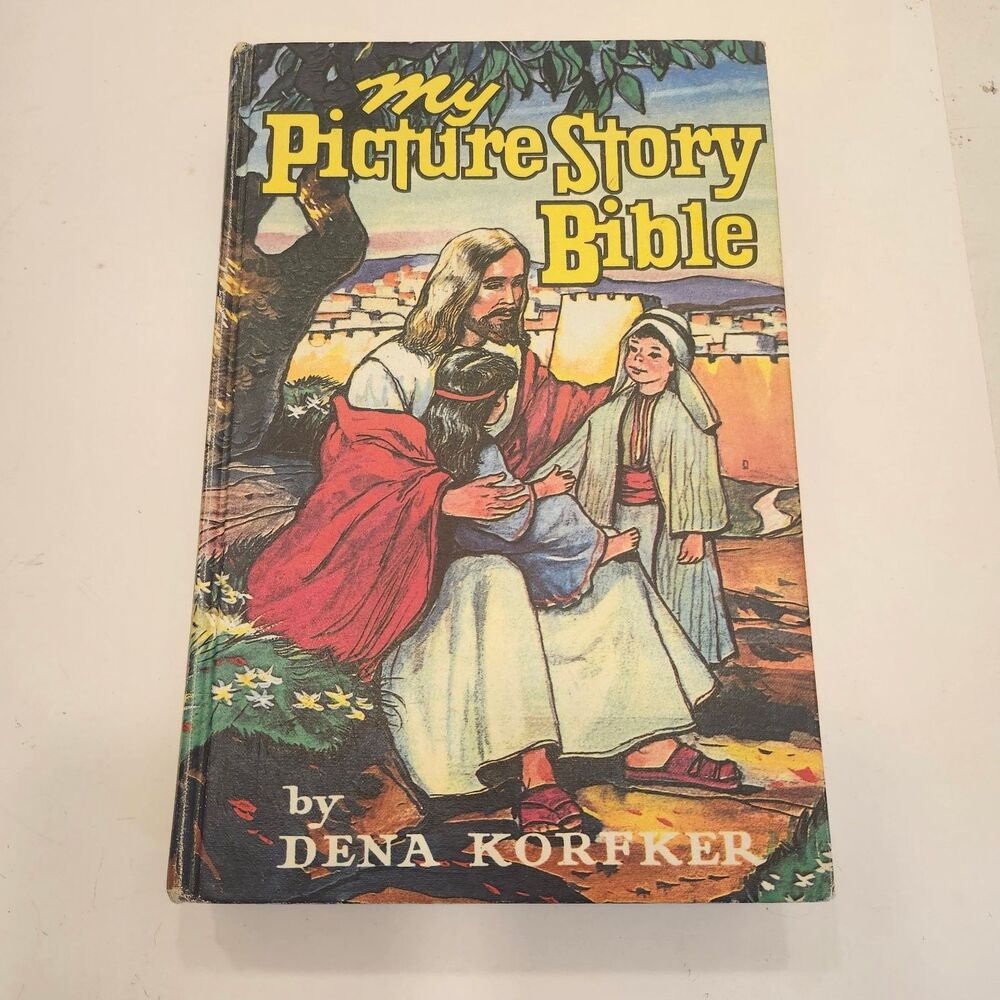My Picture Story Bible Dena Korfker 1960 Third Printing Illustrated Zondervan